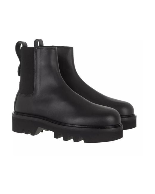 Furla Black Chelsea Boots