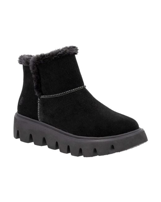 Rieker Black Winter Boots