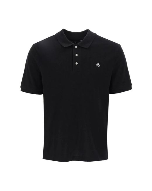 Moose Knuckles Black Polo Shirts for men