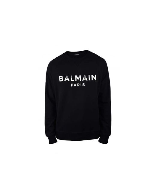 Balmain Black Sweatshirts for men