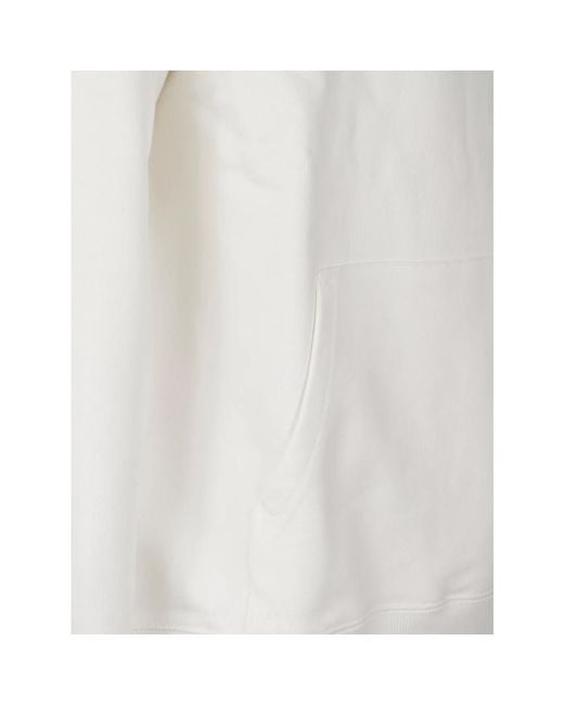 Drole de Monsieur White Hoodies for men