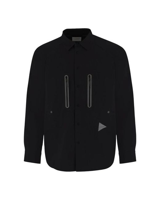 And Wander Blue Casual Shirts for men