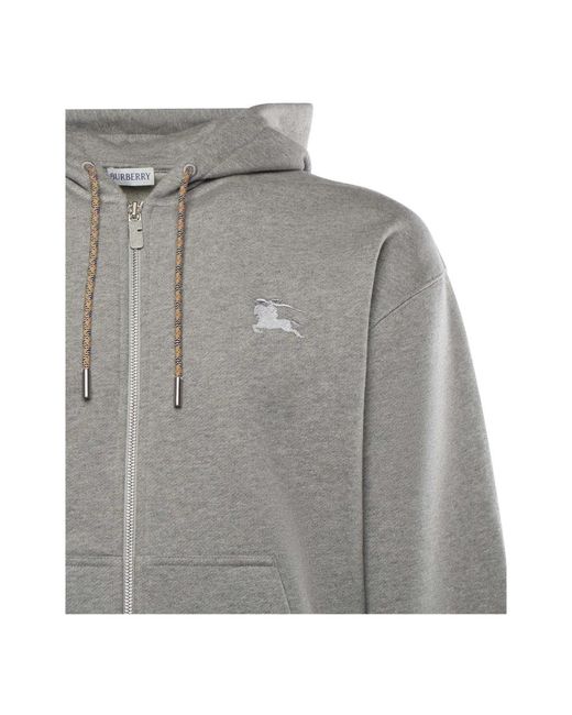 Burberry Gray Zip-Throughs for men