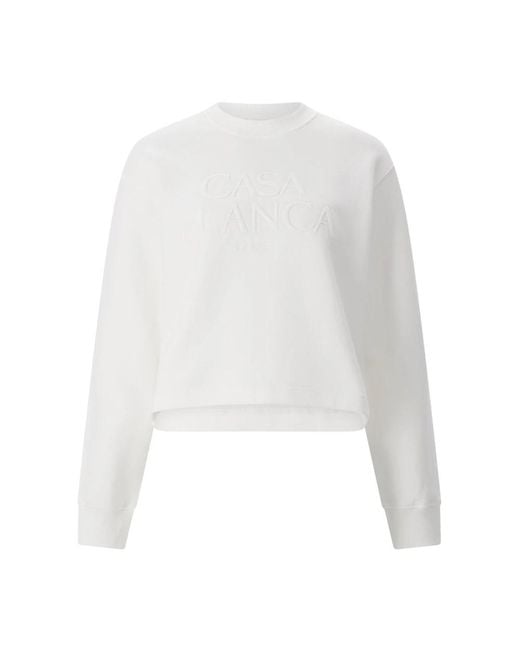Casablanca White Sweatshirts