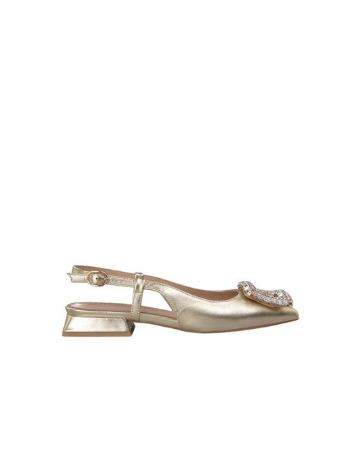 Alma En Pena. Natural Ballerina Shoes