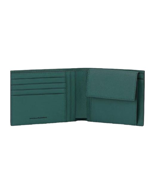 Piquadro Green Wallets & Cardholders for men