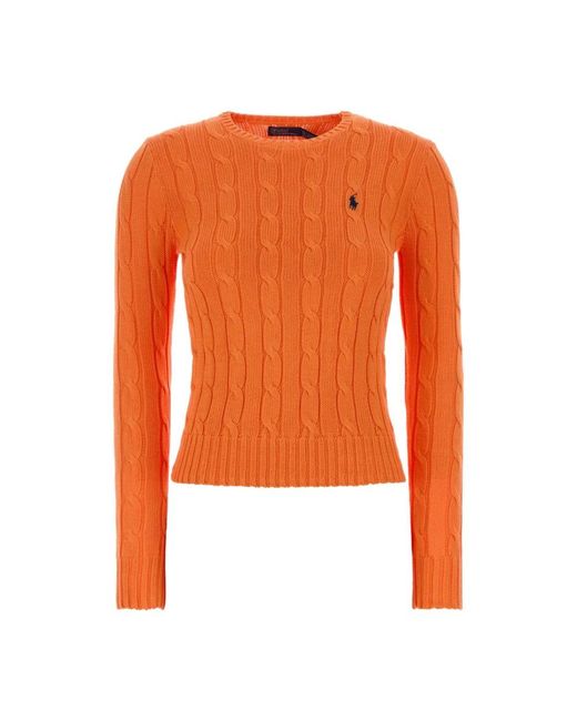 Polo Ralph Lauren Orange Round-Neck Knitwear