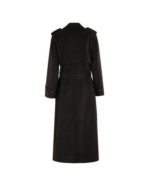 IVY & OAK Black Blauer Wollmäntel Colette