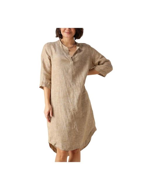 Nukus Midi Dresses in het Natural