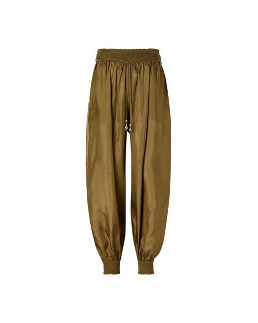 Wide Trousers Zimmermann en coloris Green
