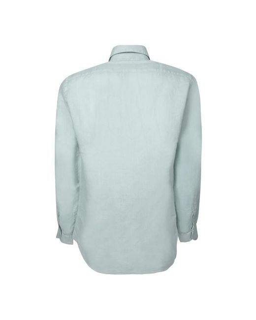 Dell'Oglio Blue Formal Shirts for men