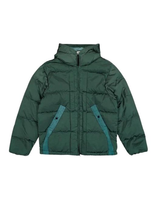 Stone Island Green Winter Jackets for men