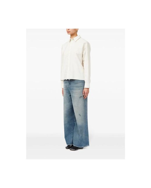 MM6 by Maison Margiela White Shirts
