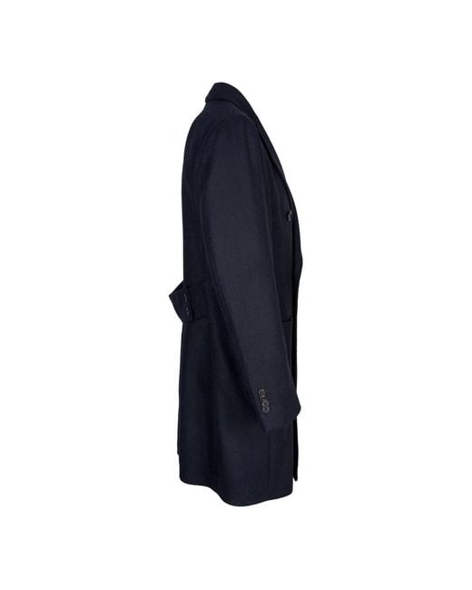 L.b.m. 1911 Blue Double-Breasted Coats for men