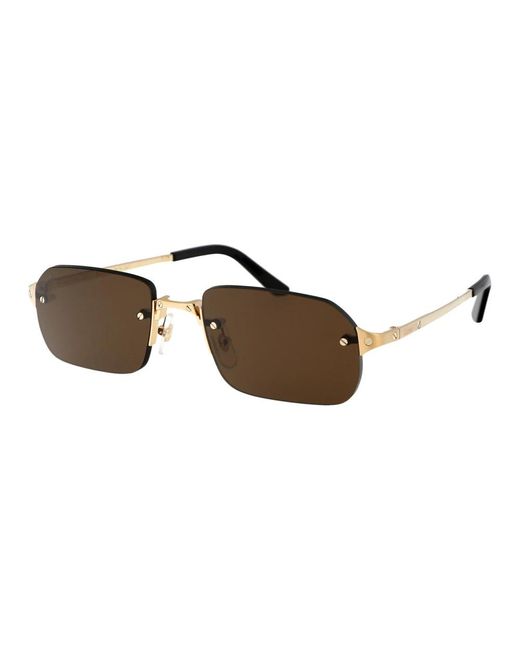 Cartier Stylische sonnenbrille ct0460s in Brown für Herren