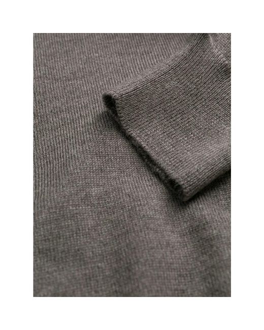 Barba Napoli Gray Turtlenecks for men