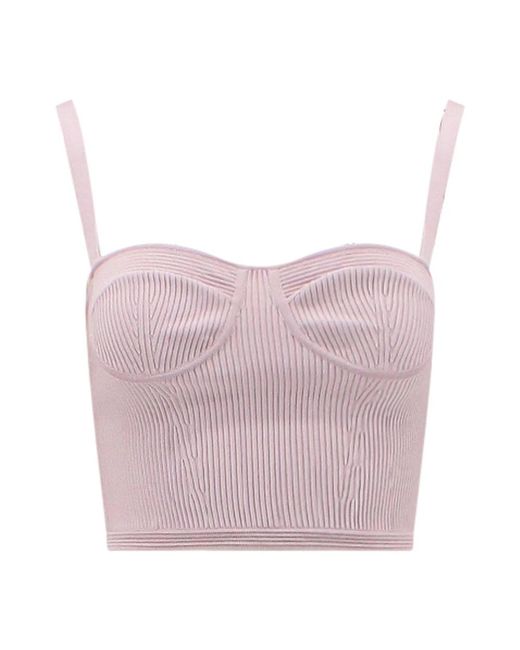Sleeveless Tops McQueen de color Purple