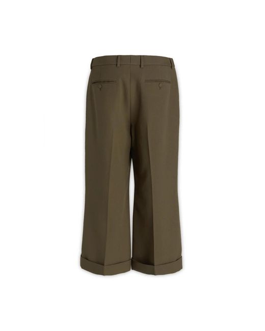 Gucci Green Wide Trousers for men