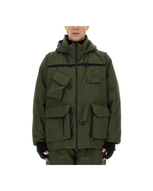 South2 West8 Green Winter Jackets for men