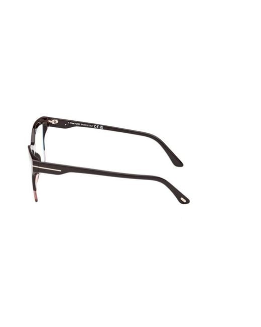 Tom Ford Optical Frame in het Metallic