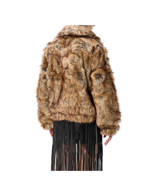 THE GARMENT Brown Faux Fur & Shearling Jackets