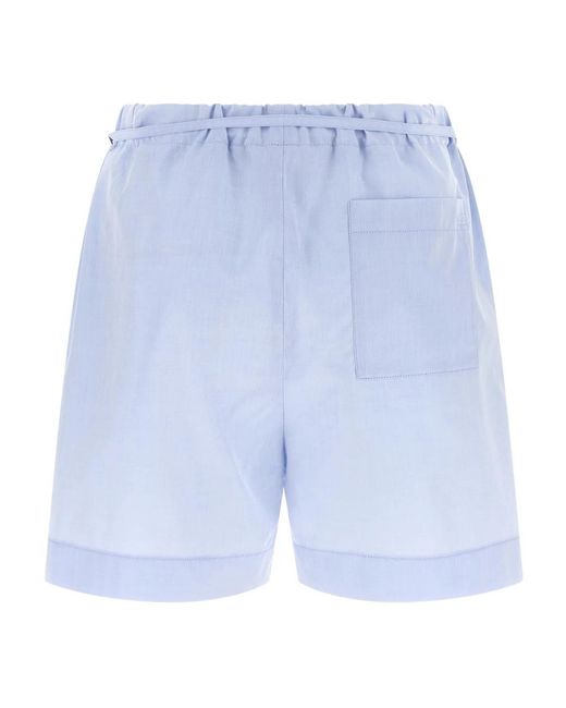 Loulou de Saison Blue Casual Shorts