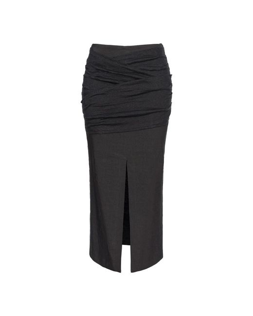 Pinko Black Pencil Skirts