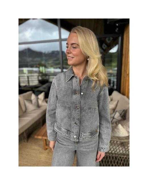 Inwear Gray Denim Jackets
