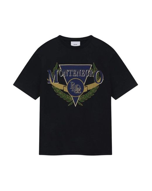 Rhude Black T-Shirts for men