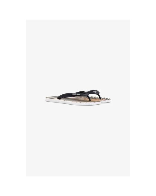 Roberto Cavalli Multicolor Flip Flops for men