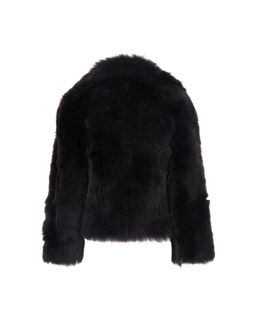 Blancha Toscana Shearling Jas in het Black