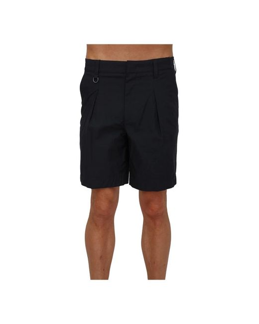 Paolo Pecora Black Casual Shorts for men