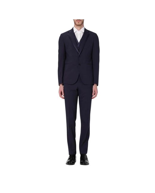 Single Breasted Suits Brian Dales de hombre de color Blue