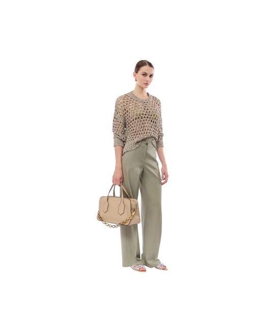 Nenette Gray Wide Trousers