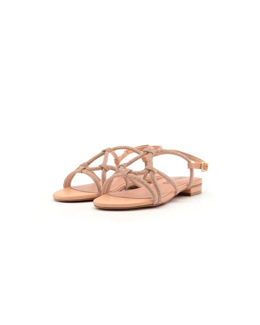Bibi Lou Pink Flat Sandals