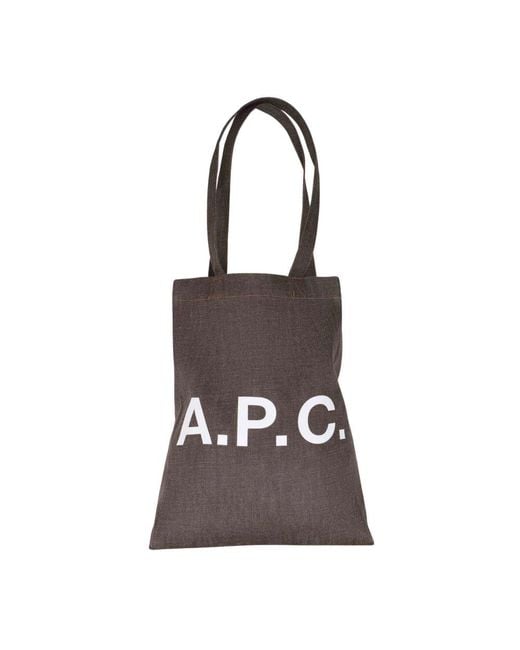 A.P.C. Brown Shopping Bags