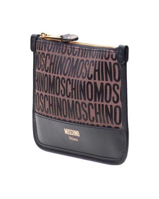 Moschino Metallic Clutches