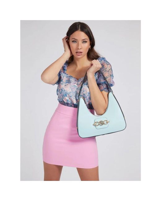 Shoulder Bags Guess en coloris Blue