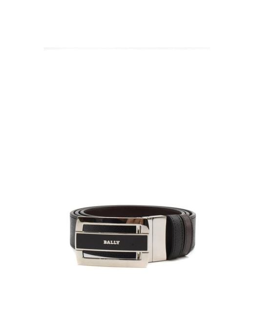 Bally Black Belts for men
