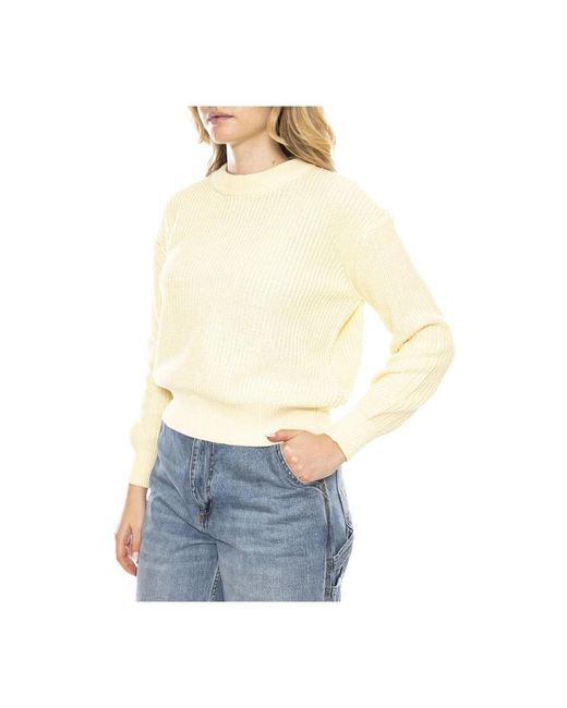Round-Neck Knitwear Minimum de color White