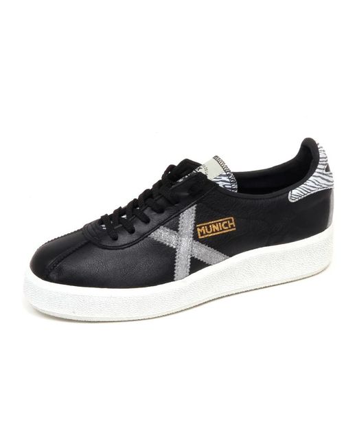 Munich Black Sneakers