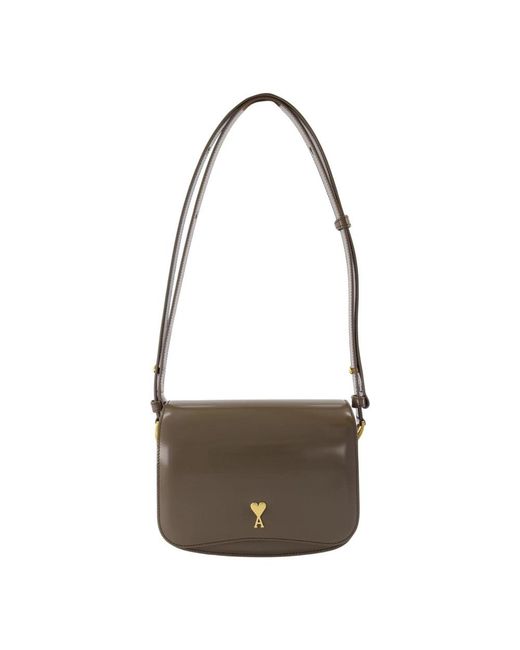 AMI Brown Shoulder Bags