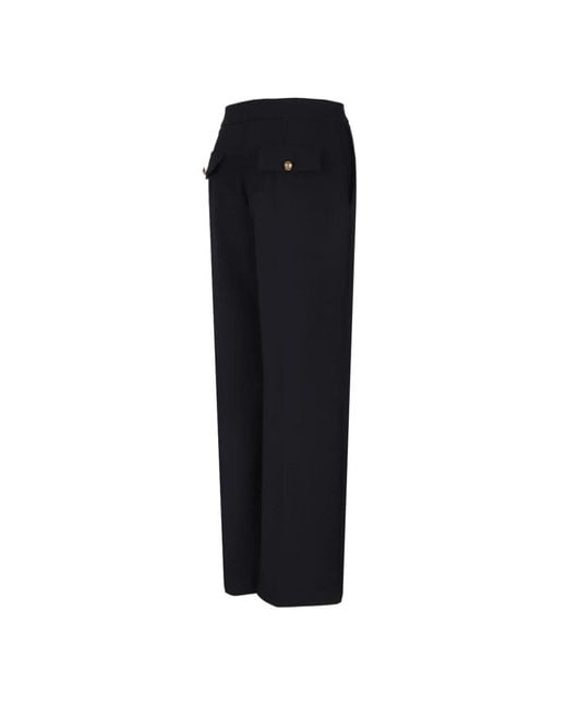 Wide Trousers di Elisabetta Franchi in Black