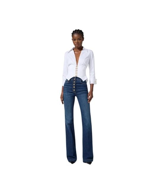 Elisabetta Franchi Shirts in het White