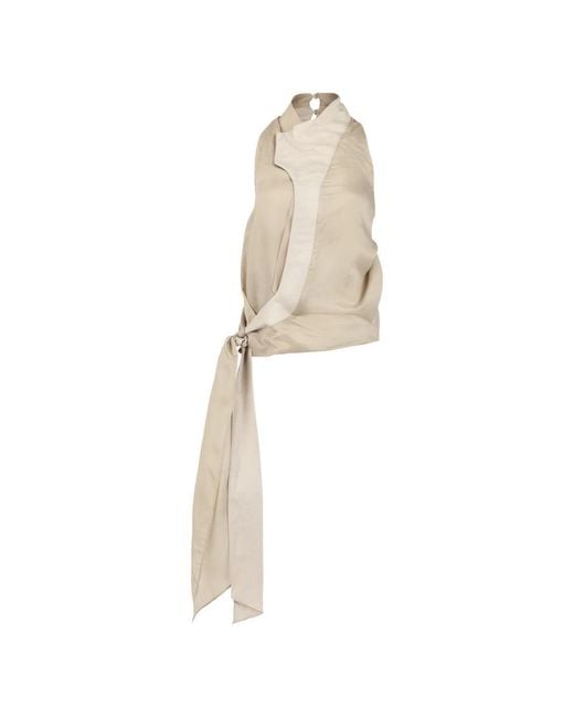 Entire studios White Sleeveless Tops