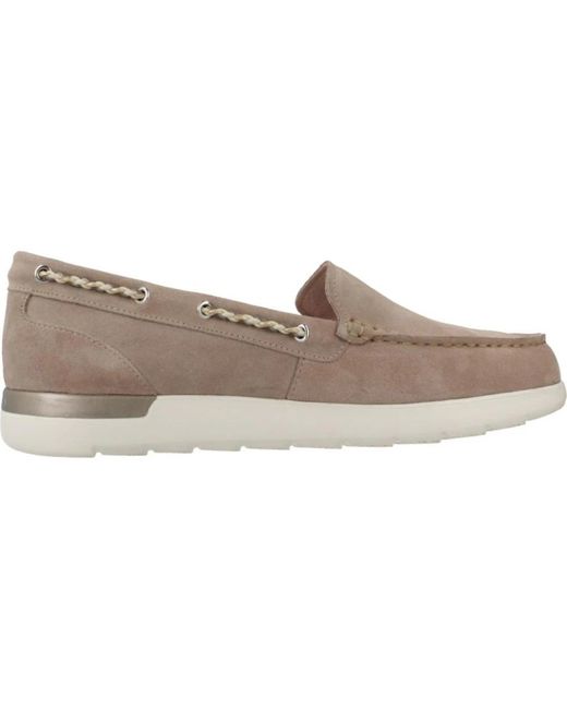 Stonefly Blauwe Suède Casual Loafers Met Zijveters in het Gray