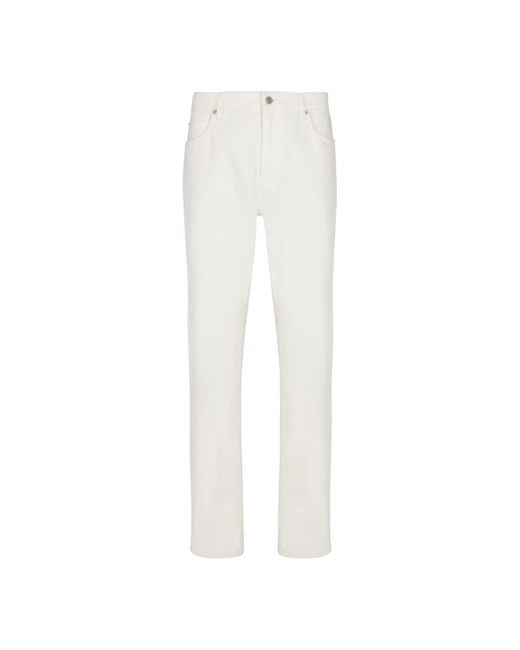 Straight Jeans Balmain de hombre de color White