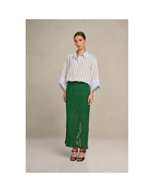Maxi Skirts di March23 in Green