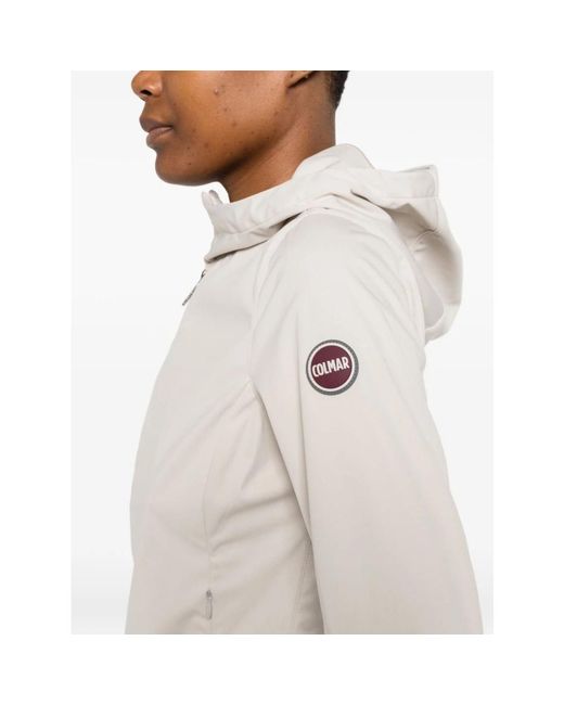 Colmar Softshell Jas Met Capuchon in het White