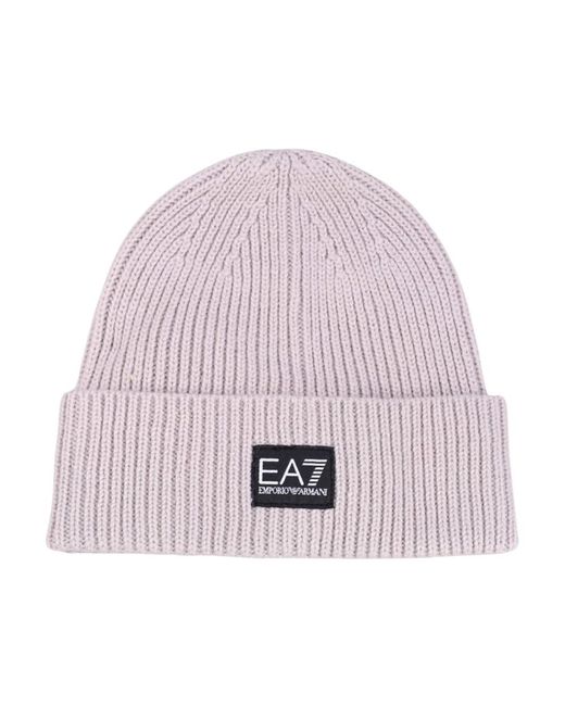Cappello beanie accessorio moda invernale di EA7 in Purple da Uomo